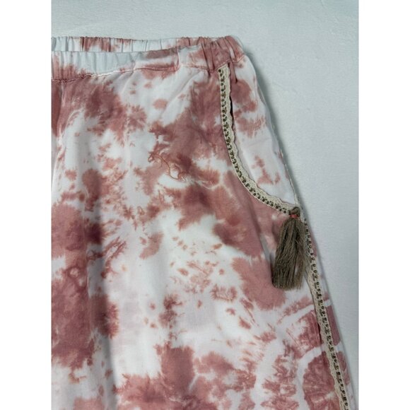 LARGE Skemo Marrakech Blush Boho Tie Dye Maxi Kaftan Dress Jaiper Harem Pant Set - Picture 9 of 12